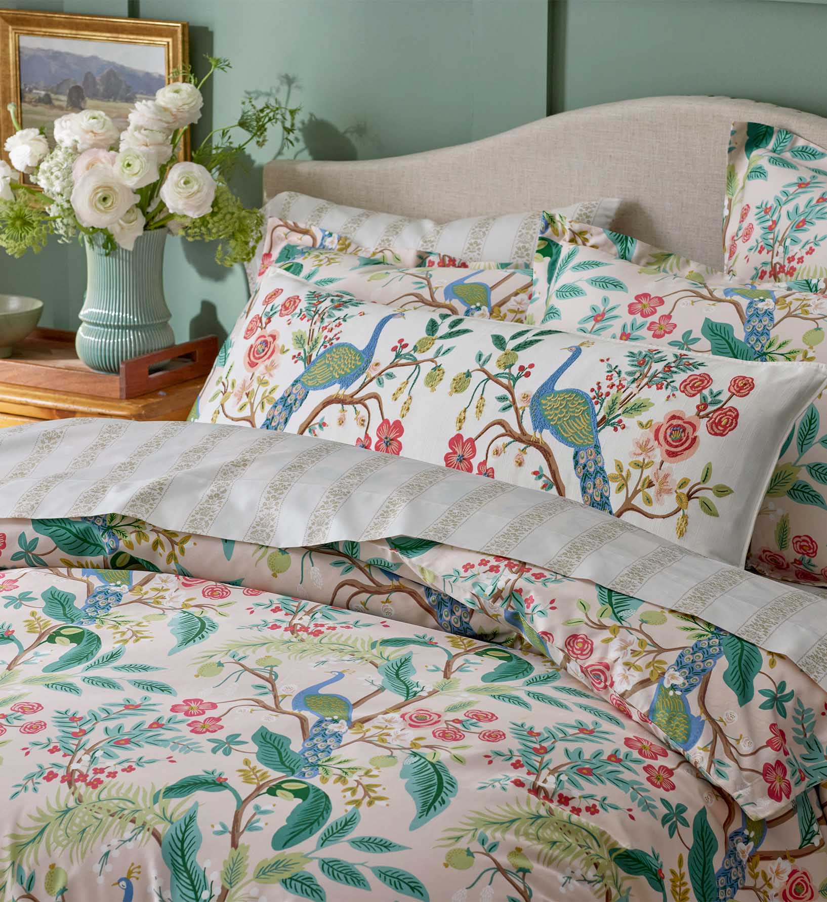 Sateen Sheet Set - Estee Stripe